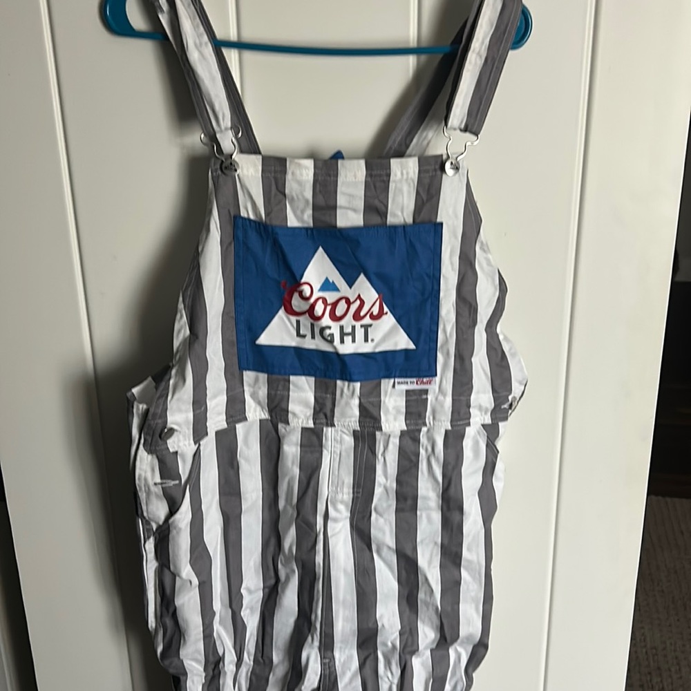 COORS LIGHT OVERALLS NEW NEVER WORN